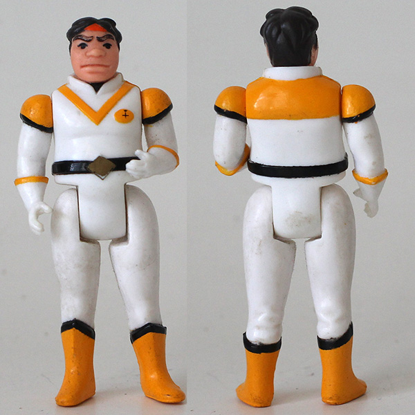 Vintage Voltron Yellow Pilot Hunk Action Figure 1984