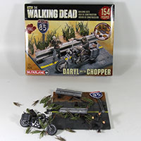 The Walking Dead Daryl Dixon with Chopper Building Loose Set