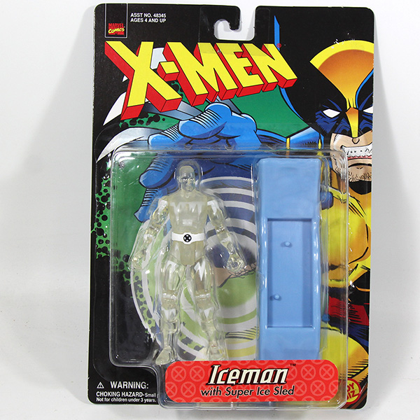 X-Men Iceman with Super Ice Sled Action Figure 1998 MOC